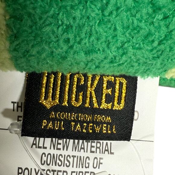 2 Wicked x Paul Tazewell Elphaba Check Mate Pillows Green Terry New 17x17" Soft - Picture 4 of 5